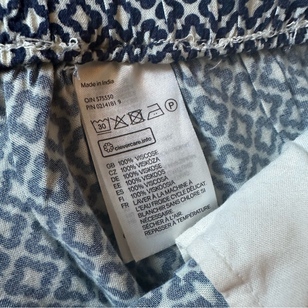 Geometric Pattern Lightweight Ankle Pants - image 4